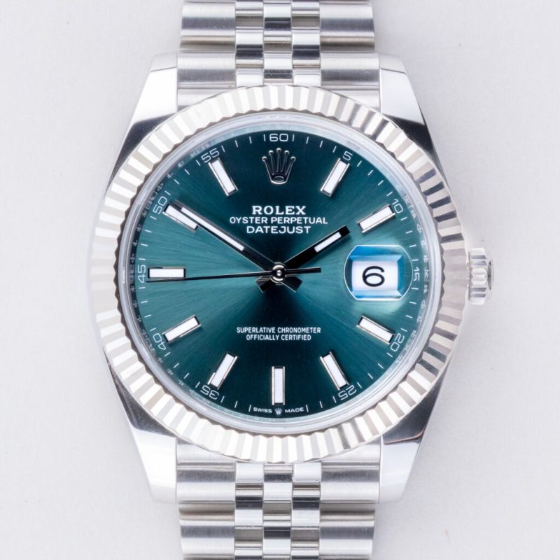 Rolex Datejust 41 Mint Green 126334 2025 (Full Set)